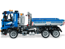 Side view of the container truck