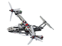 Top view of the aircraft